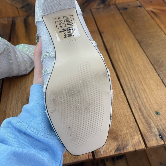 Valenti Franco Becci Glitter Rhinestone Heel Bootie - Picture 7 of 7